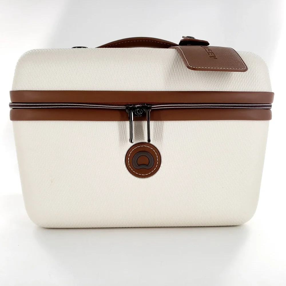 Delsey Paris Chatelet 2.0 Makeup Cosmetic Vanity Hard Shell Train Case w/ Strap - Picture 2 of 12